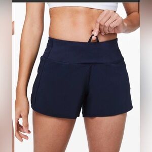 Lululemon Speed Up Short Long *4" Updated Fit
True Navy Size 8